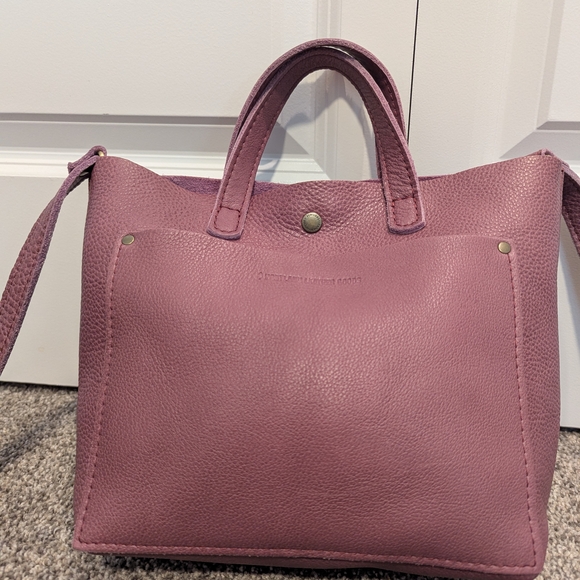 Portland Leather Kyoto Mini Crossbody Tote - Picture 2 of 8